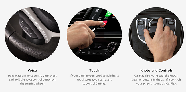 有CarPlay，於車內控作及使用iPhone內的功能更方便。