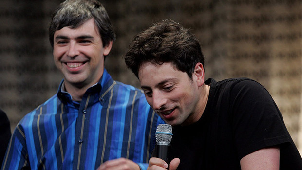 Google 的 兩位創辦人Larry Page 和Sergey Brin
