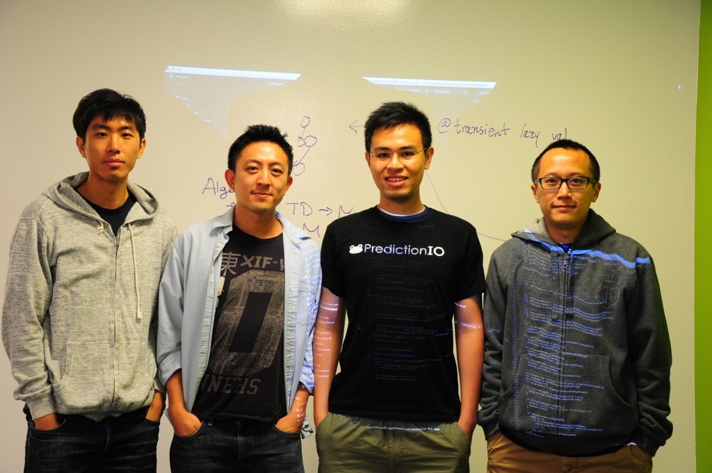 左起：Kenneth Chan - Founding Enginneer, Simon Chan - Co-Founder and CEO, Donald Szeto - CTO, Justin Yip - Data Scientist