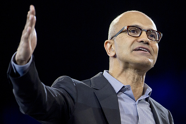 Microsoft Corp. Chief Executive Officer Satya Nadella Speaks At The Worldwide Partner Conference