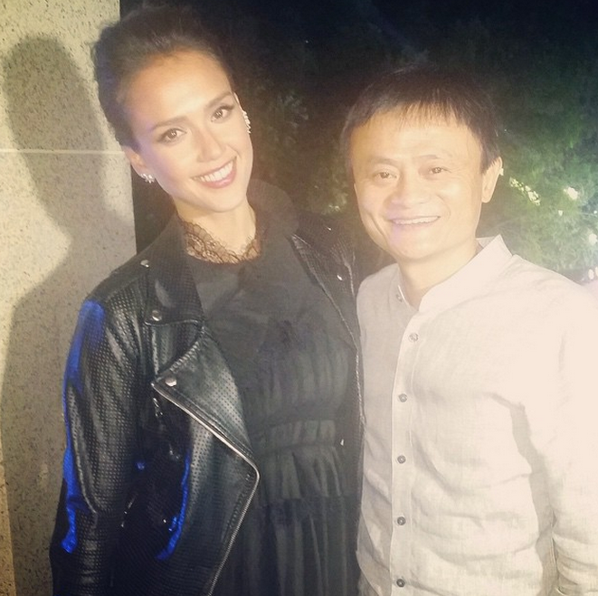 阿里巴巴董事長馬雲在杭州舉辦首次全球女性創業者大會，Jessica Alba亦有出席。（Jessica Alba Instagram）