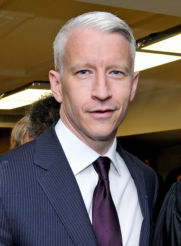 知名傳媒人Anderson Cooper（維基百科圖片）