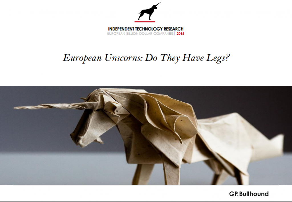 英國投資銀行GP Bullhound的歐洲獨角獸研究報告