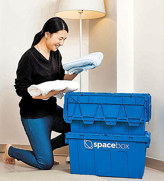 客人放好物品後便可通知Spacebox派員上門取件。（Spacebox圖片）