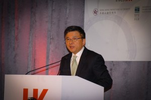 陳家強認為，香港金融科技發展在亞洲區中並不落後，只是中國走得太快。（投資推廣署圖片）