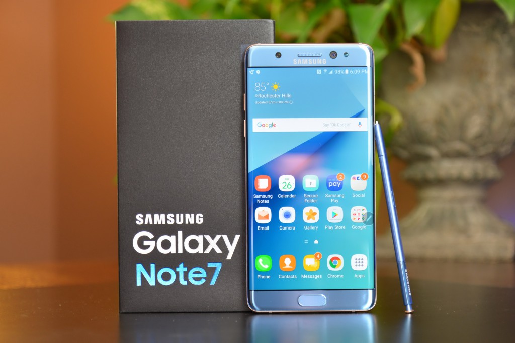 Samsung Galaxy Note 7 (圖片來源：YouTube)