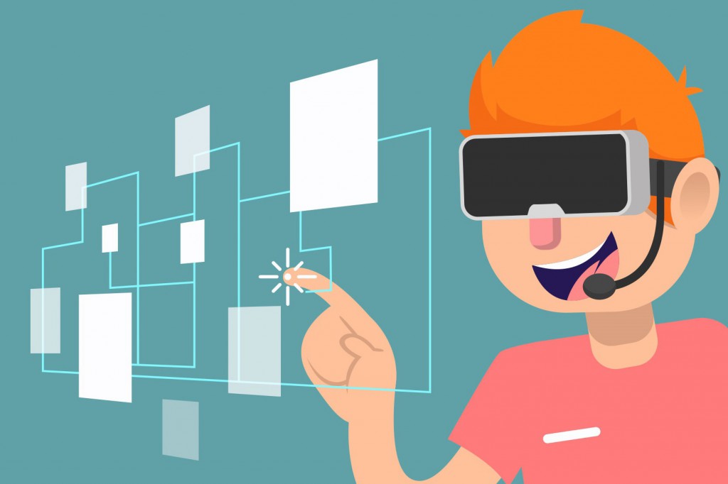 VR是利用電腦創造虛擬世界。（圖片來源：Freepik）