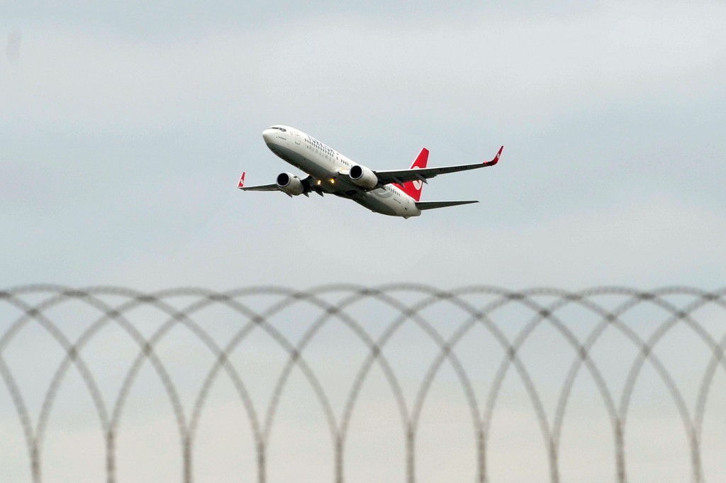禁令涉及土耳其航空等在內的9間航企。（法新社圖片）