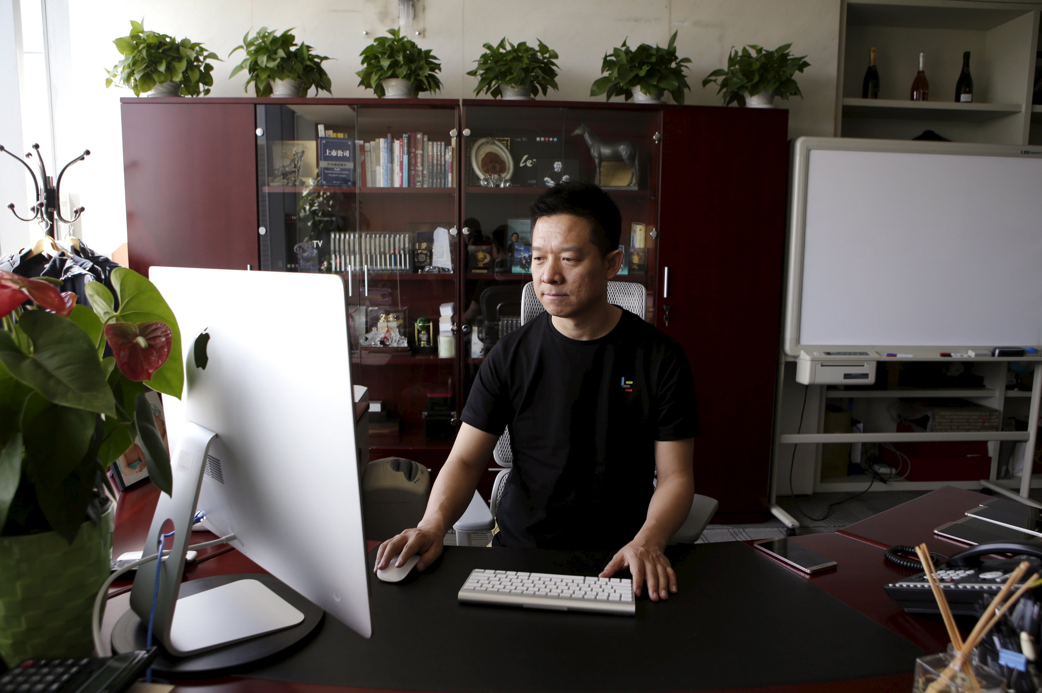 樂視創辦人賈躍亭將返回中國處理樂視危機。（路透社圖片）