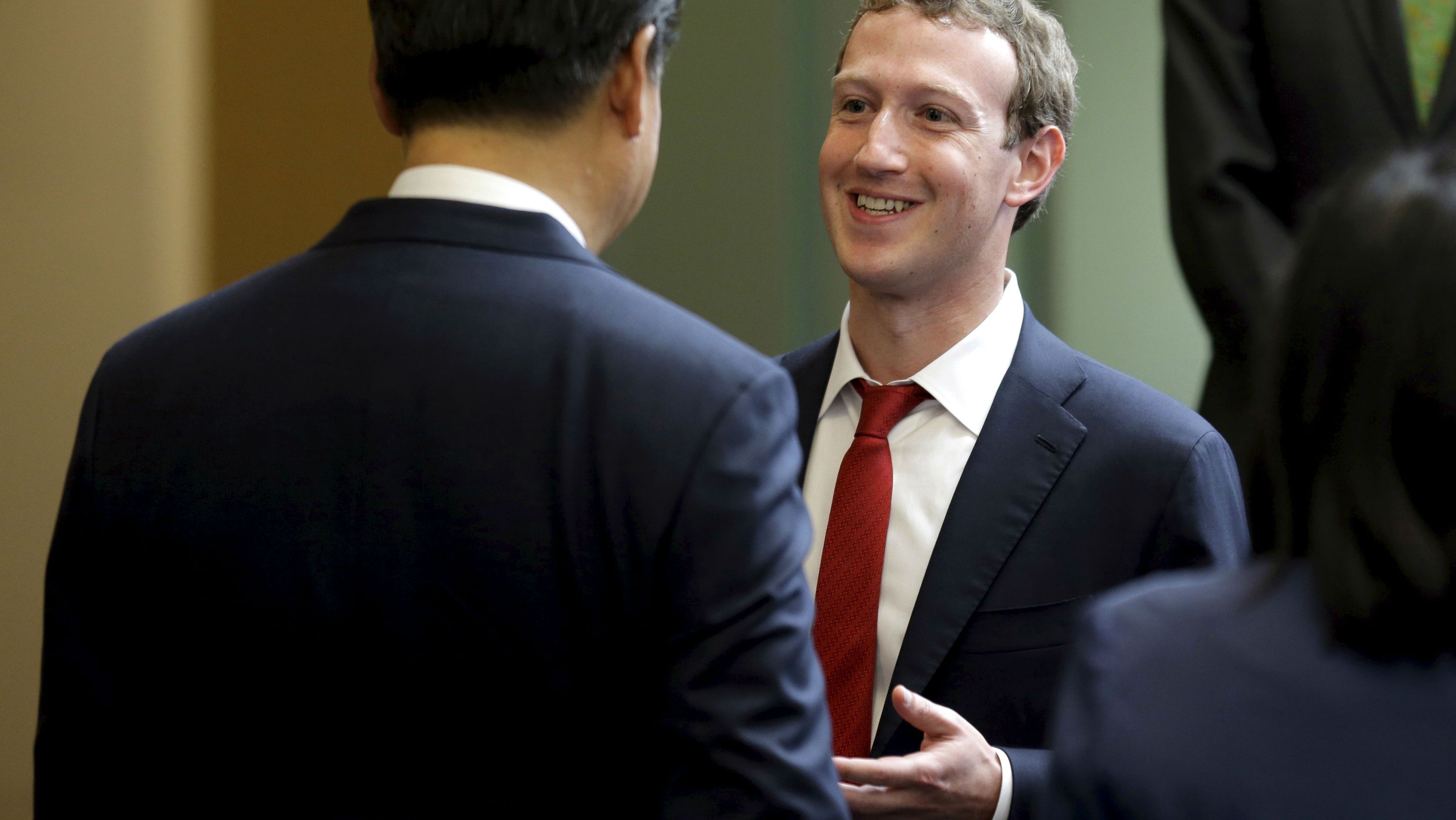 Facebook創始人朱克伯格一直希望重回中國市場。（網上圖片）
