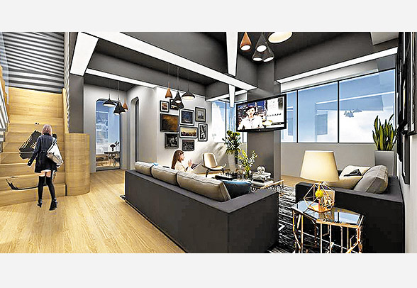 有商人在香港推行「共居」， 床位月租由3000多元起。（Synergy Biz Group Facebook圖片）