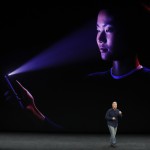 Apple's Schiller introduces the iPhone x during a launch event in Cupertino