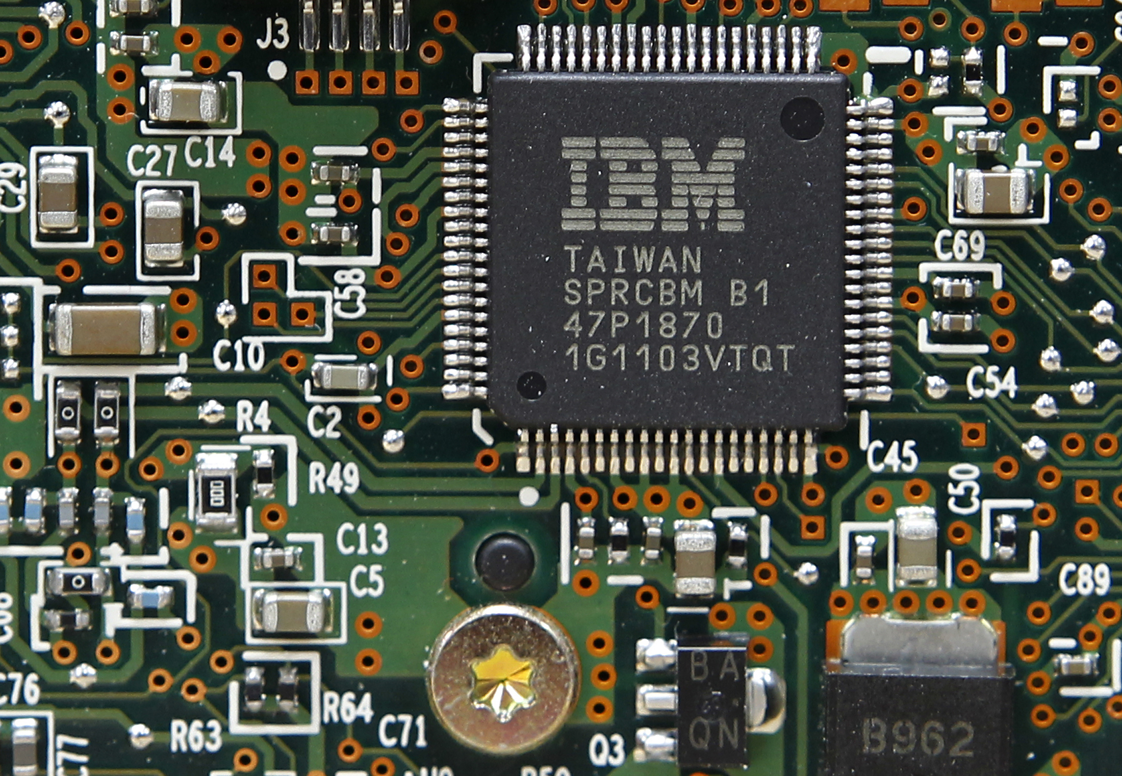 IBM去年在美獲得逾九千項專利，連續二十五年稱冠。（路透資料圖片）