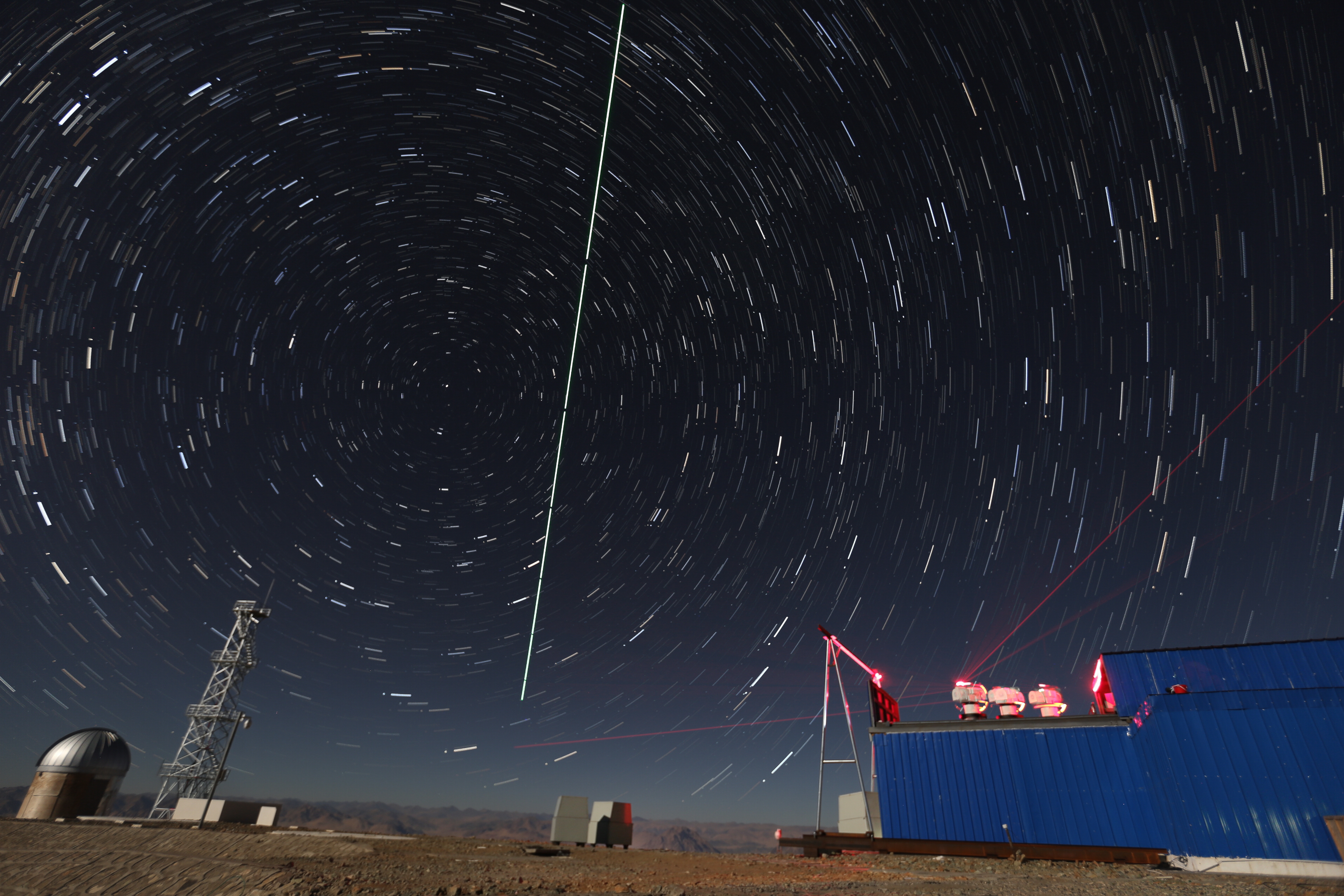 內地激光技術發展成熟，去年就在西藏的基站，以此連接量子衞星「墨子號」。（新華社資料圖片）