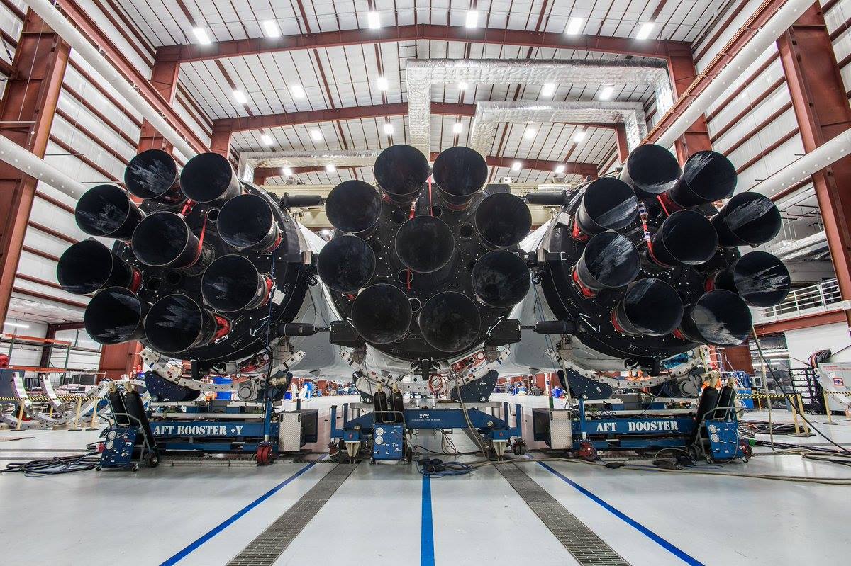 SpaceX Falcon Heavy的成功發射，意味着向火星進發又進一步。（SpaceX官方圖片）