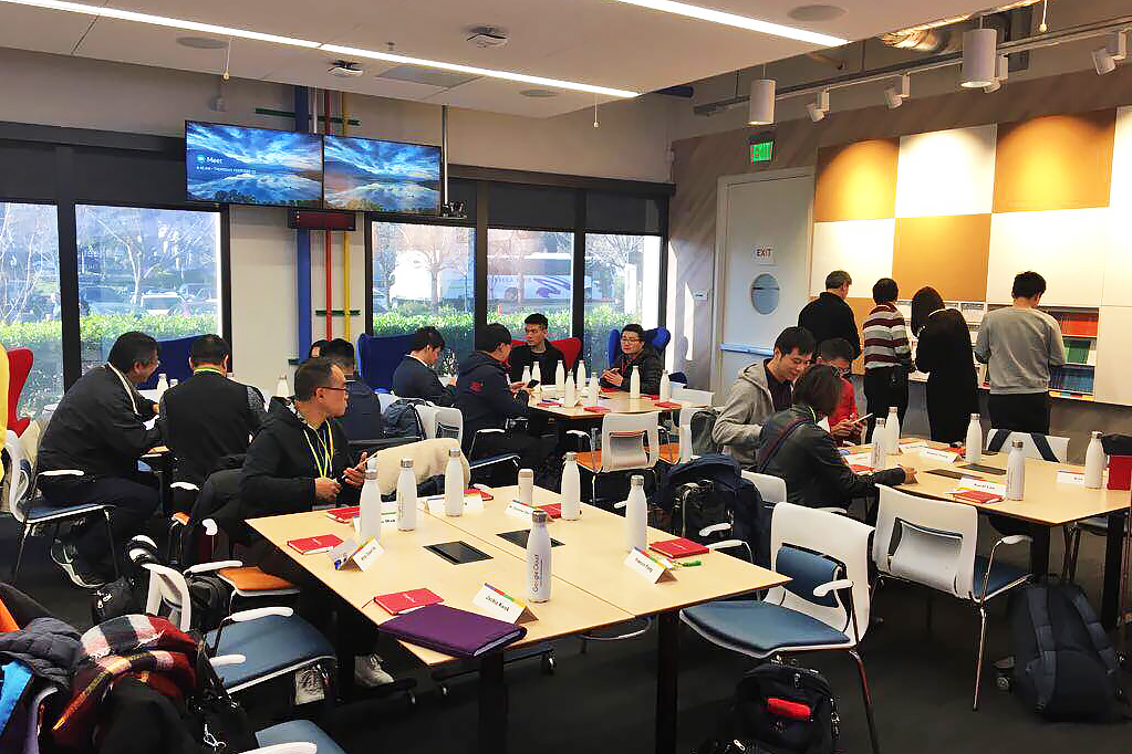透過由電子學習聯盟及HKT education主辦的「矽谷電子教學之旅」，得以走訪幾間在矽谷扎根的跨國資訊科技企業。（方保僑提供相片）