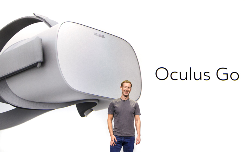 fb創辦人朱克伯格看中VR市場，買入VR設備公司Oculus Rift。（Facebook 網上圖片）