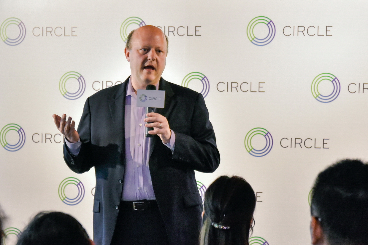 Circle創辦人、主席兼行政總裁Jeremy Allaire出席香港發布會。（受訪者提供）