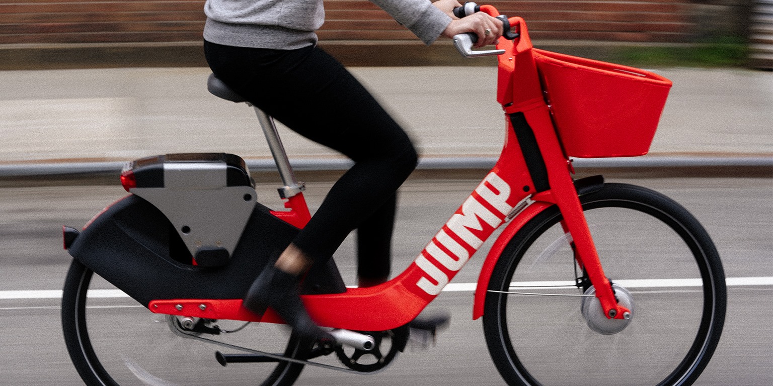 JUMP於三藩市發跡，專門提供無樁式智能共享單車服務。（官方圖片）