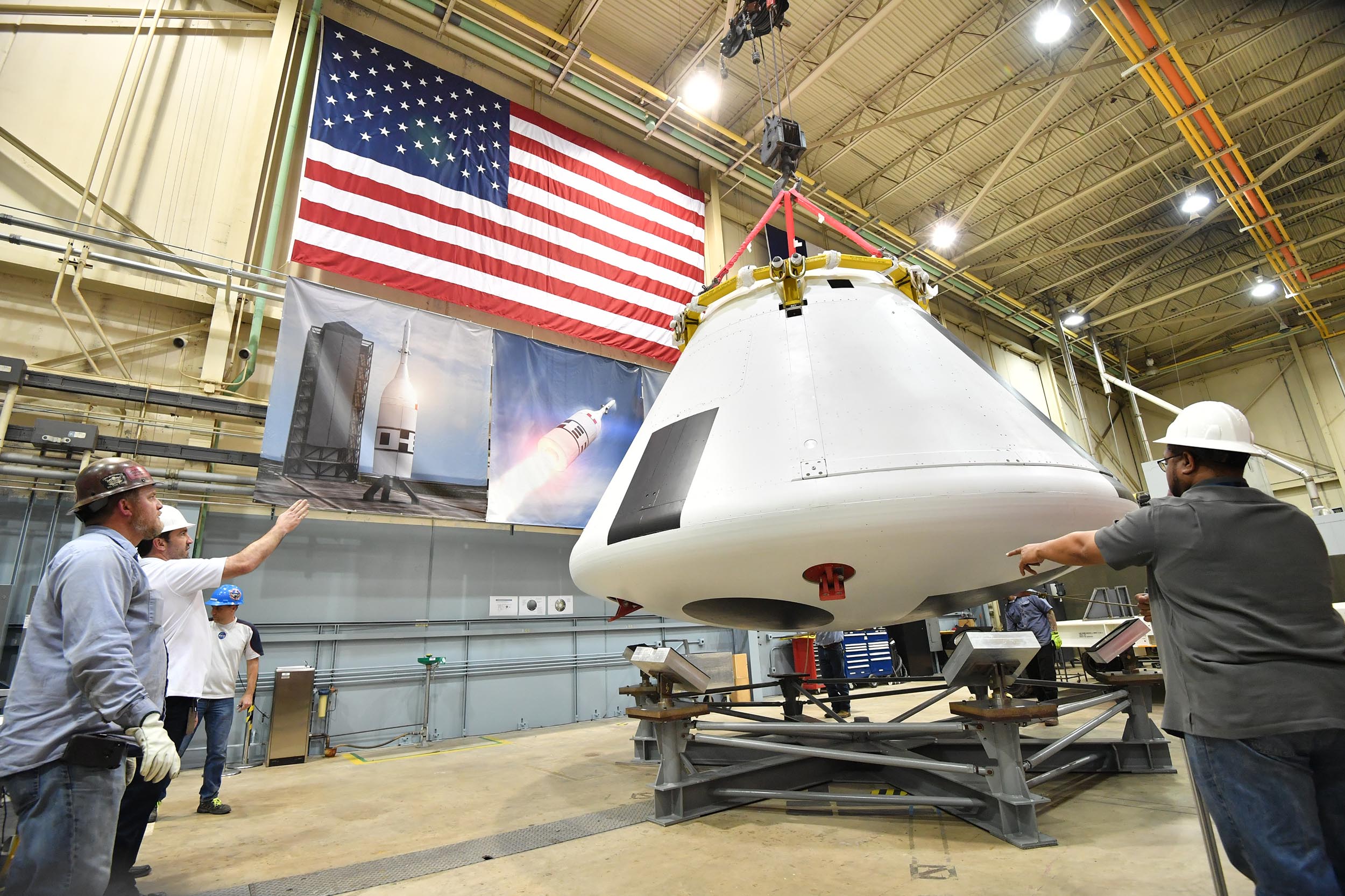 「獵戶座」或用來取代已退役的穿梭機，接載人員往返國際太空站。（NASA官方圖片）