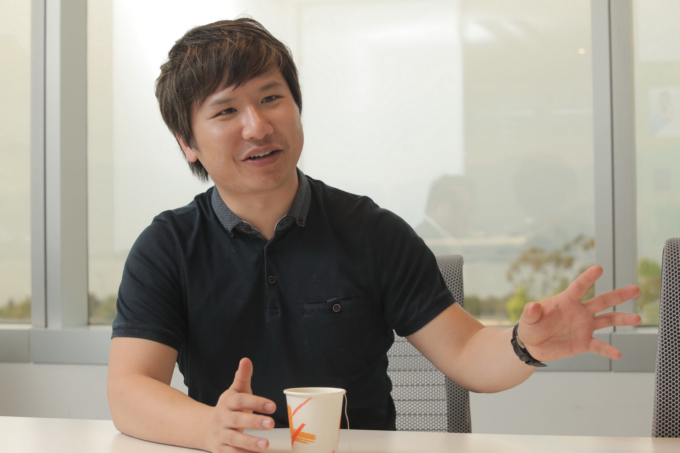 在Google全職工作3年後，24歲的彭皓昕決定辭職，趁年輕幹一番事業。（黃俊耀攝）