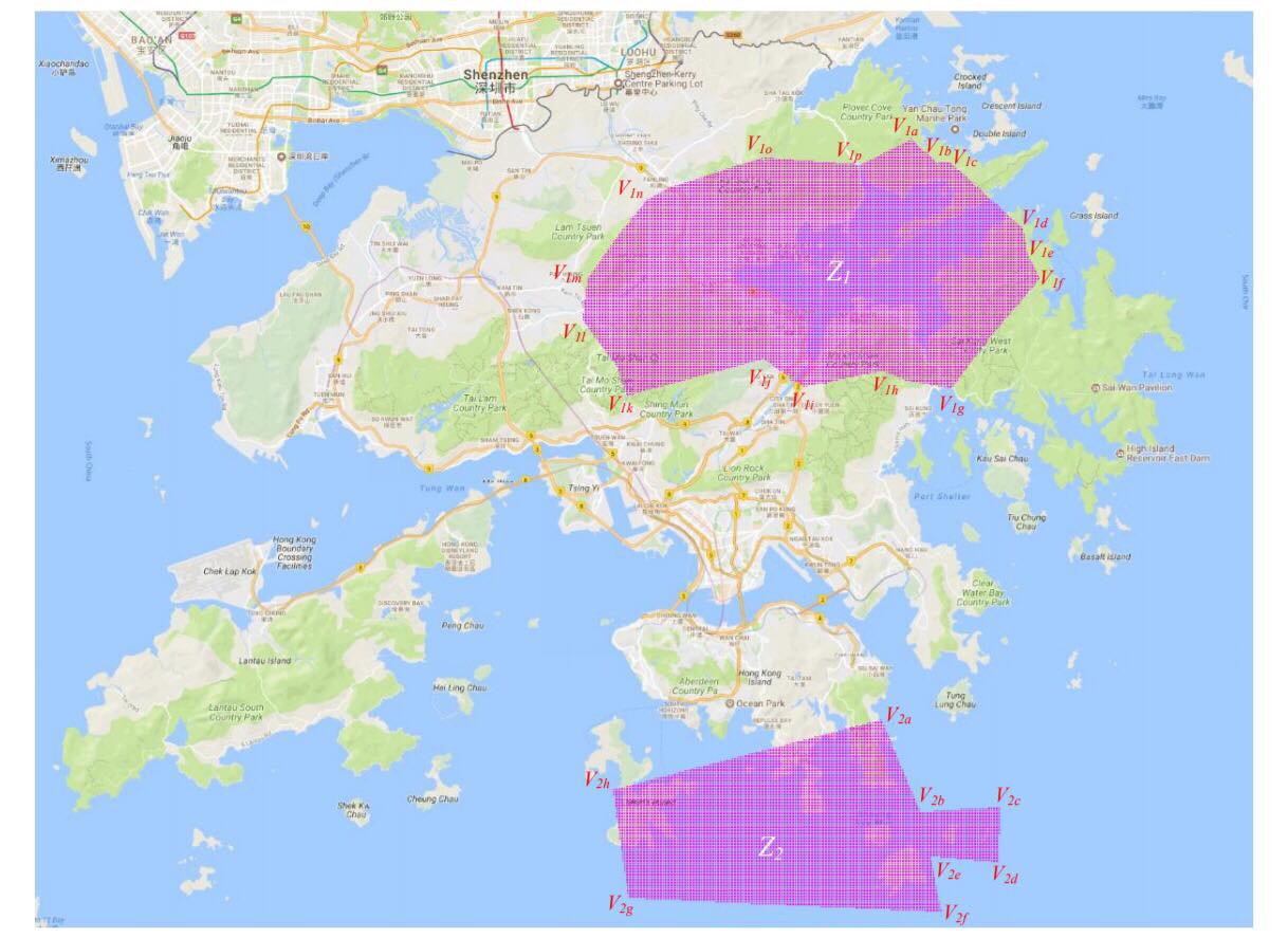 根據諮詢文件的「5G禁飛區」，香港大部分電訊商認為，如此大的限制範圍會阻礙正常5G的推動。（通訊事務管理局圖片）