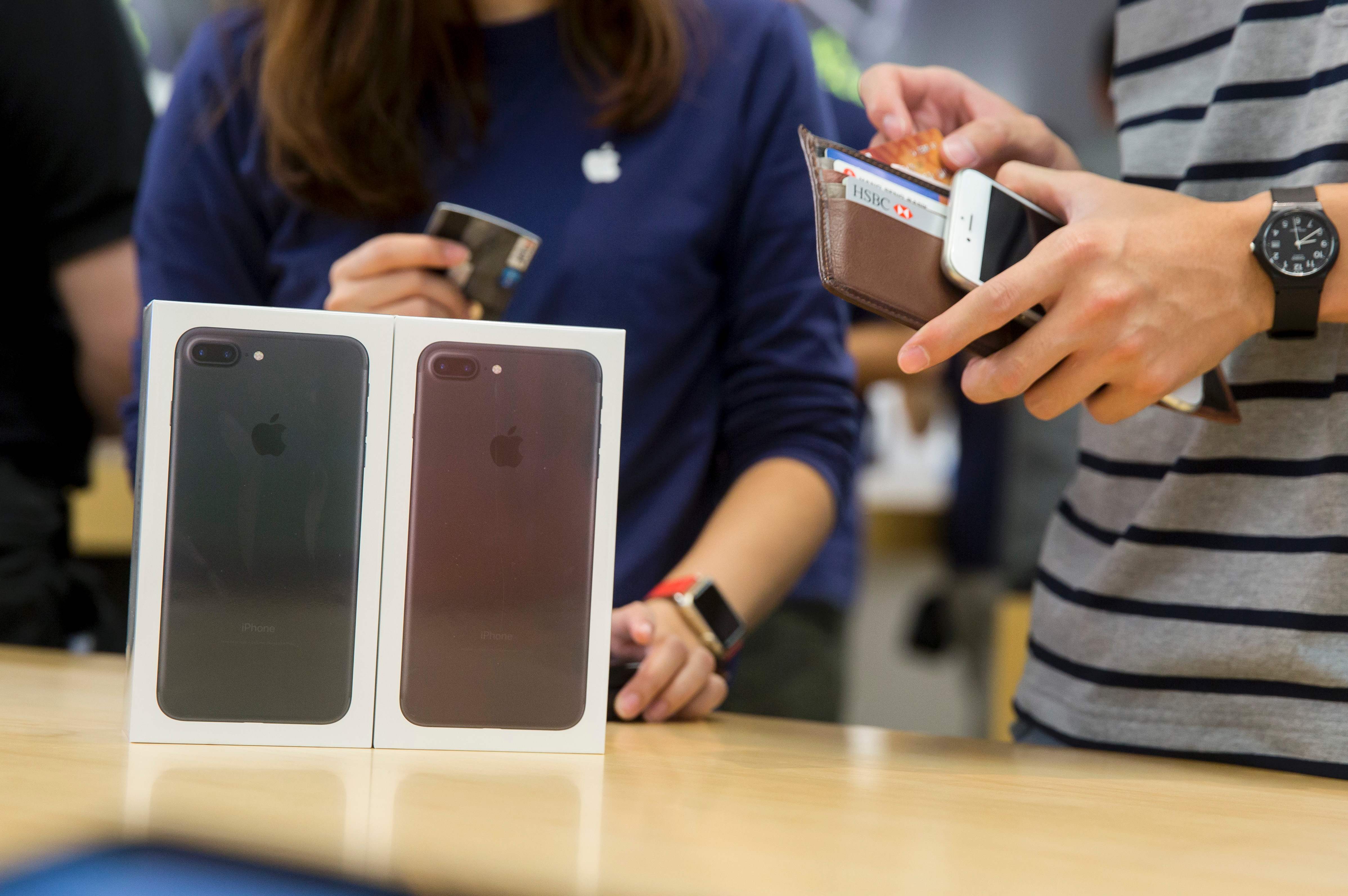蘋果下調今年iPhone銷售預測，只是重回合理、現實的水平。（法新社資料圖片）