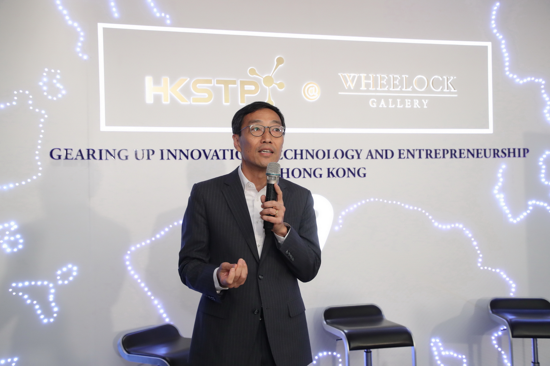 香港科技園公司行政總裁黃克強期望藉著HKSTP @Wheelock Gallery，擴大支援至科學園園內及園外的科技初創企業，更預告未來將會有更多活動於「HKSTP @Wheelock Gallery」舉行。