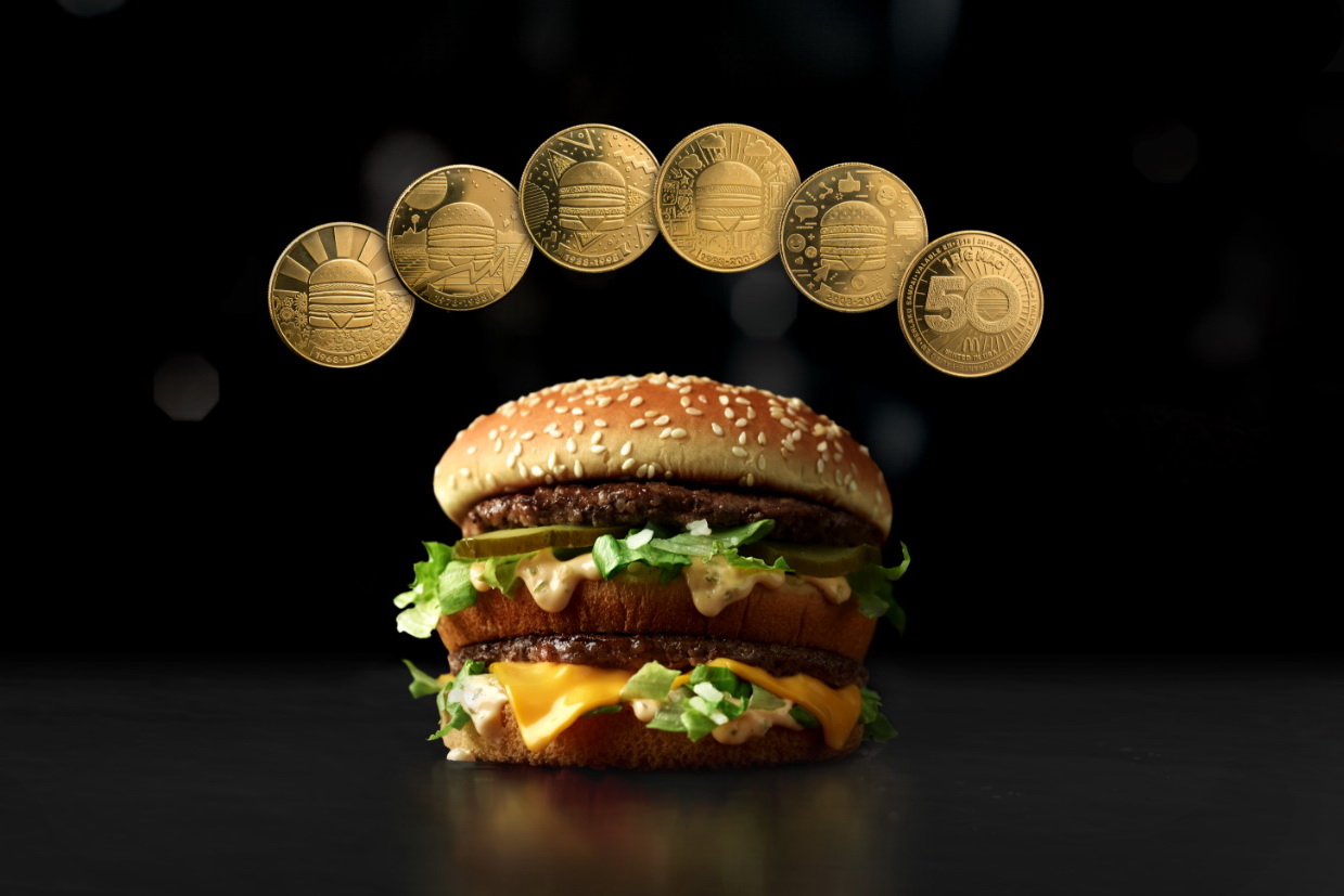 麥當勞將於8月2日起發行620萬枚MacCoin。（網上圖片）