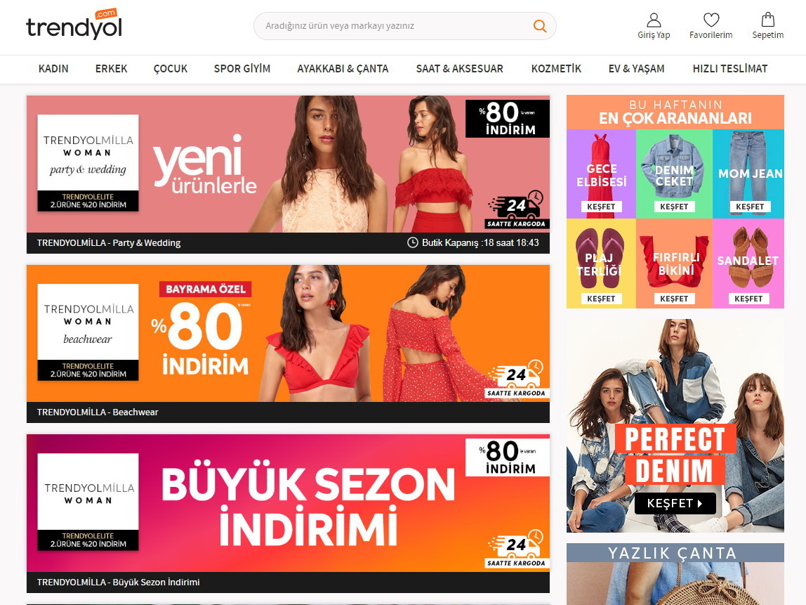 Trendyol為土耳其最大電商企業，重點業務為時裝銷售。（網上圖片）