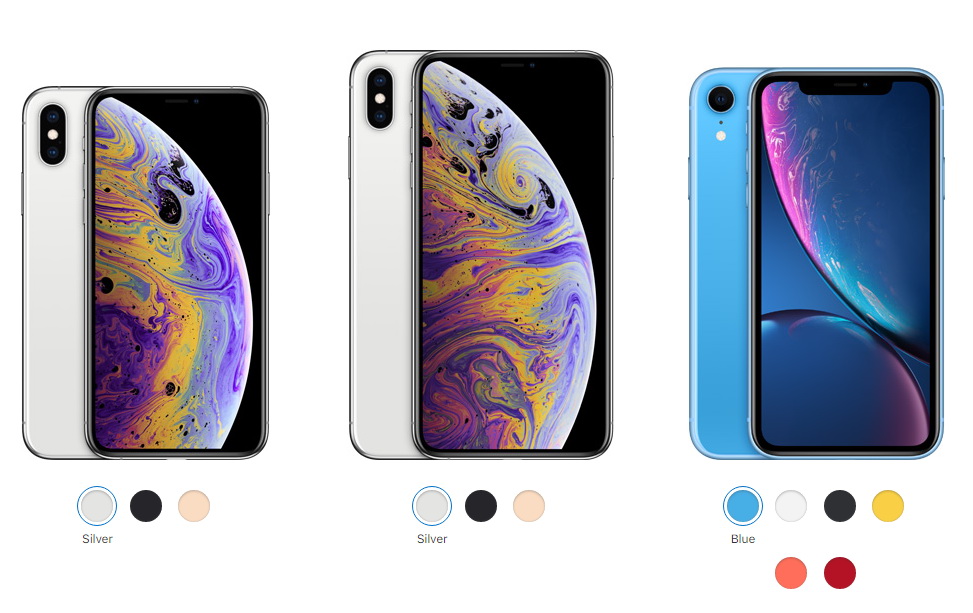 蘋果推出三款新iPhone，屏幕分別為5.8、6.5及6.1英吋。