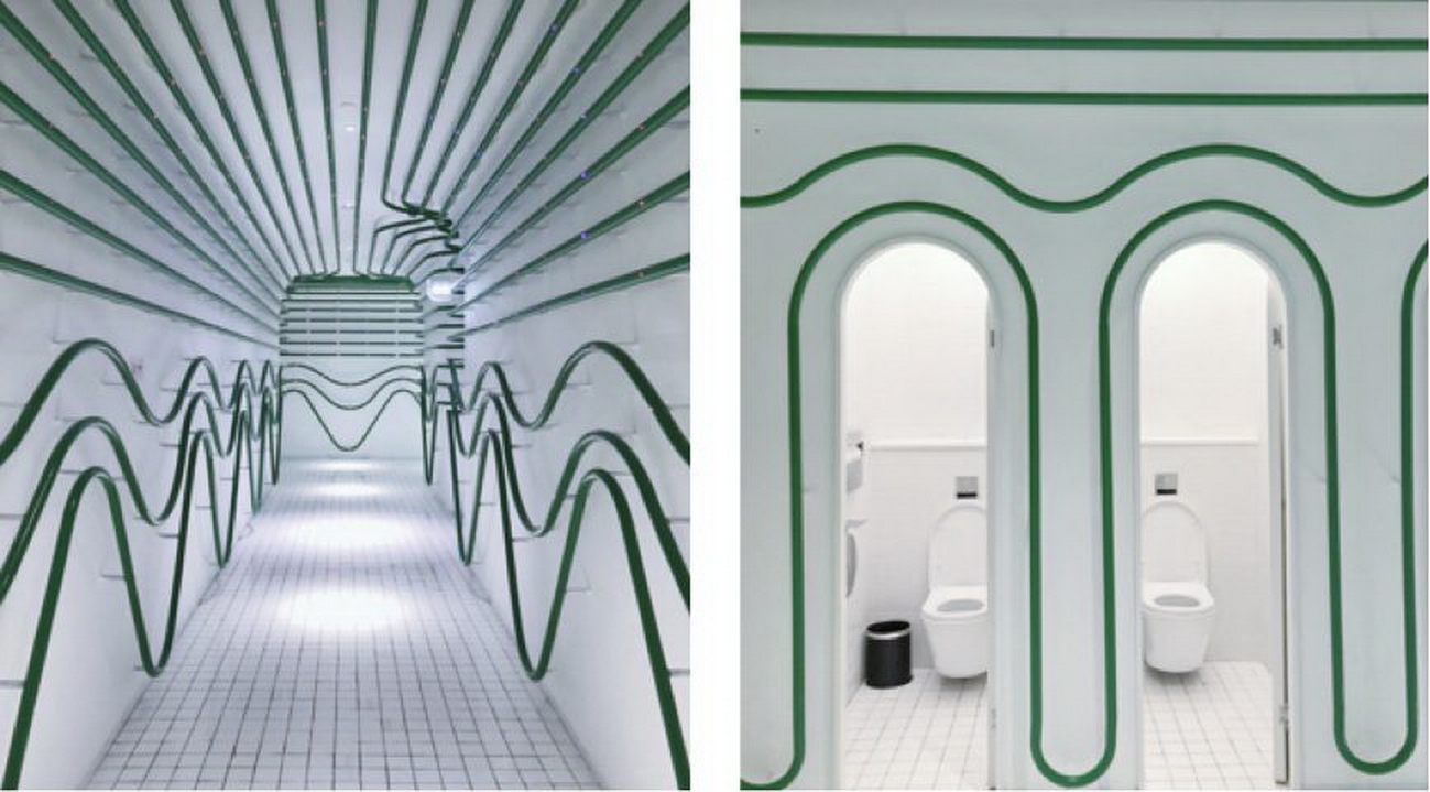 位於成都銀泰中心in99的「網紅廁所」乍看似藝術展廳。（網上圖片）