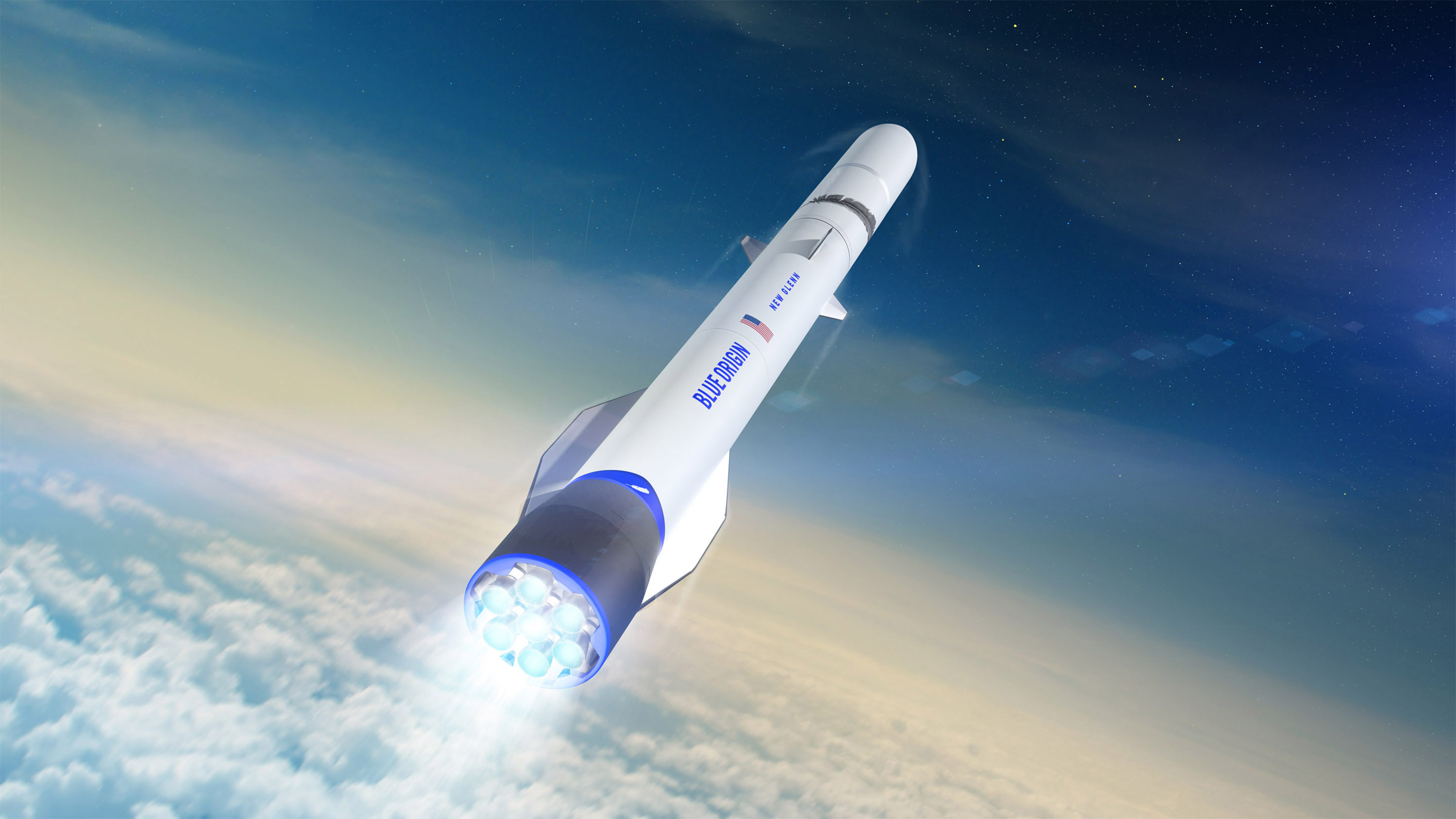 Blue Origin近日跟美國空軍合作，獲得5億美元的火箭訂單。（Blue Origin網上圖片）