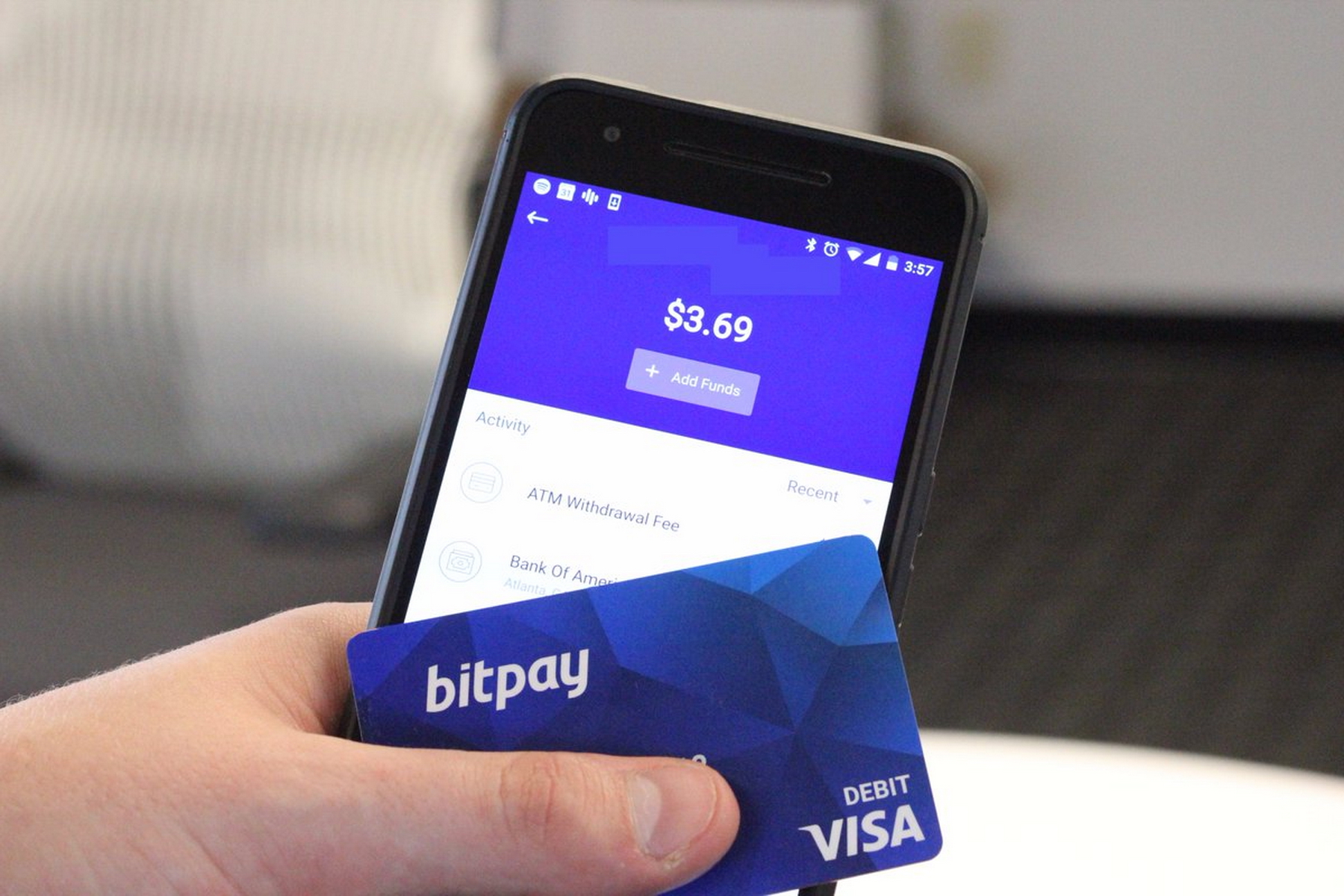 BitPay已更新手機程式CoPay錢包，剔除惡意代碼堵塞漏洞。（BitPay網上圖片）