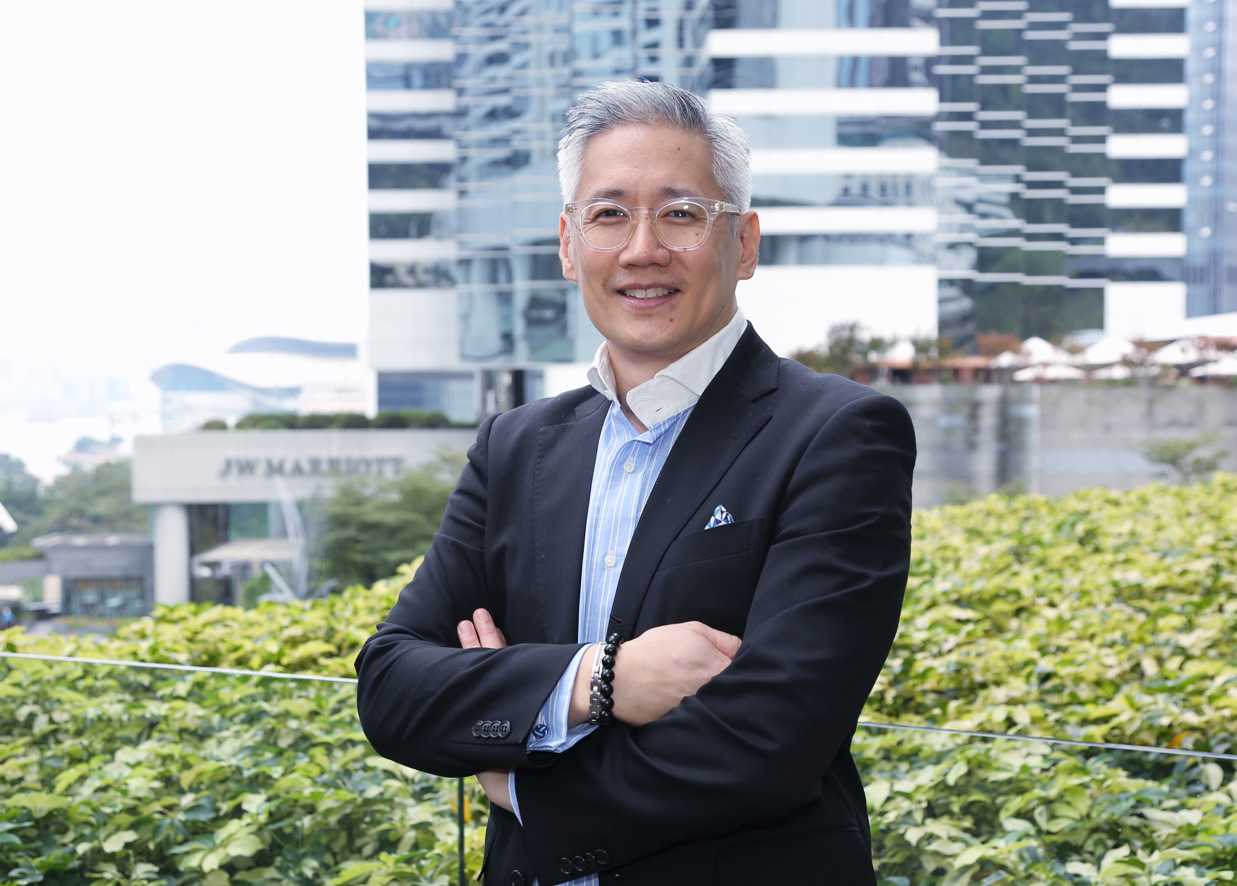 韋嘉珣透露，全網上銷售保險在香港屬新模式，推廣品牌亦要以創新方式，堅決不用傳統的電視廣告，轉用KOL短片。（黃潤根攝）