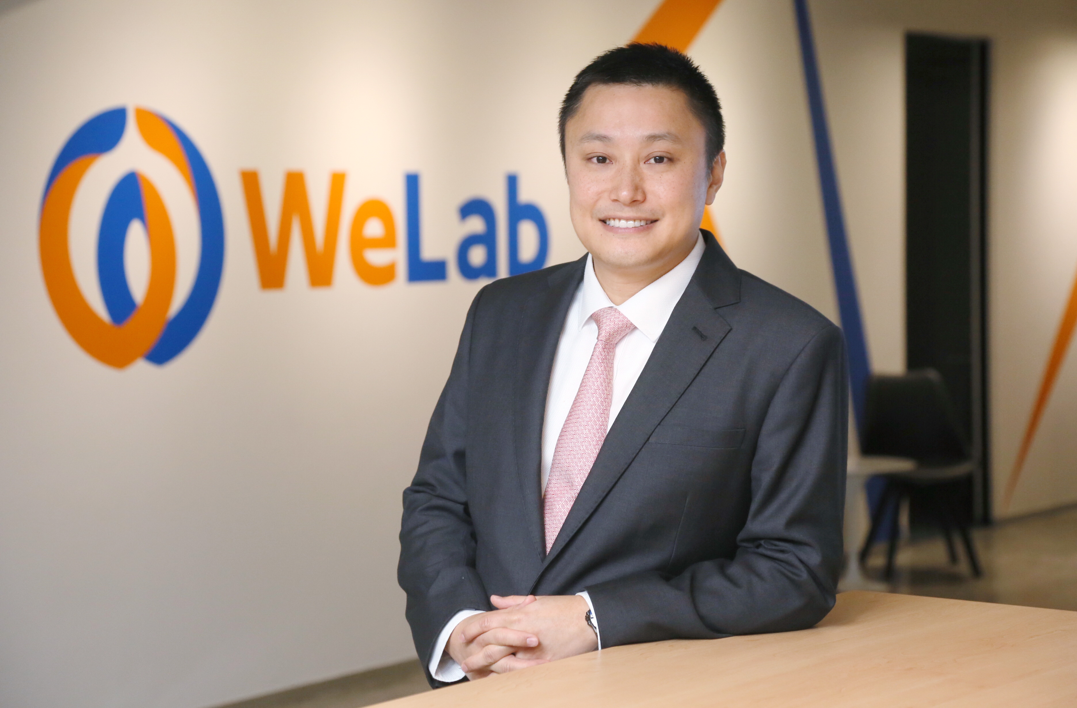 金管局今日向Welab Digital Limited（WDL）授予銀行牌照以經營虛擬銀行；圖為WeLab創辦人及行政總裁龍沛智。（黃潤根攝）