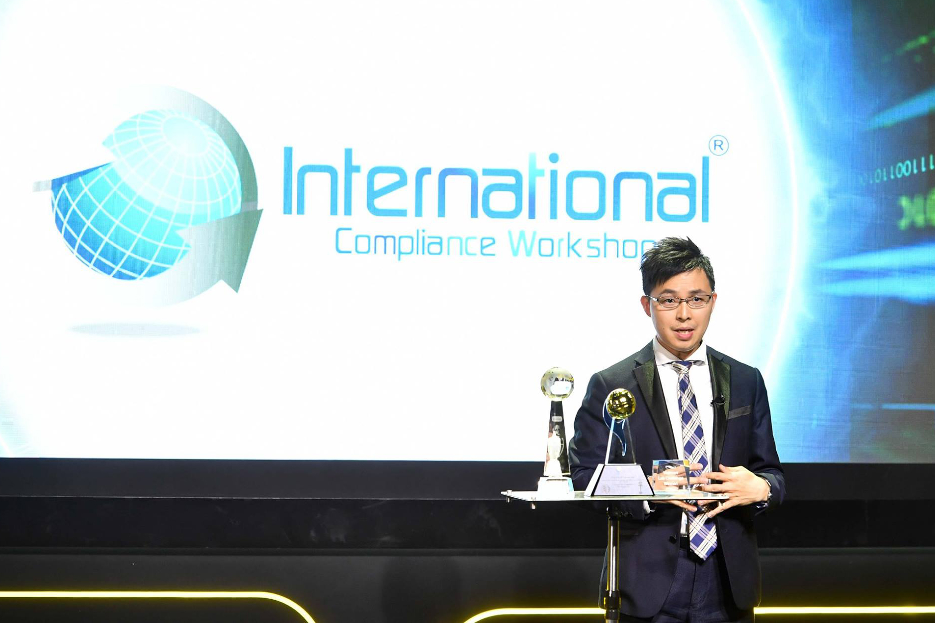 ICW創辦人林智謙5年前捨棄高薪厚職自創公司，而平台曾獲得2018香港資訊及通訊科技獎之商業方案獎。（ICW圖片）