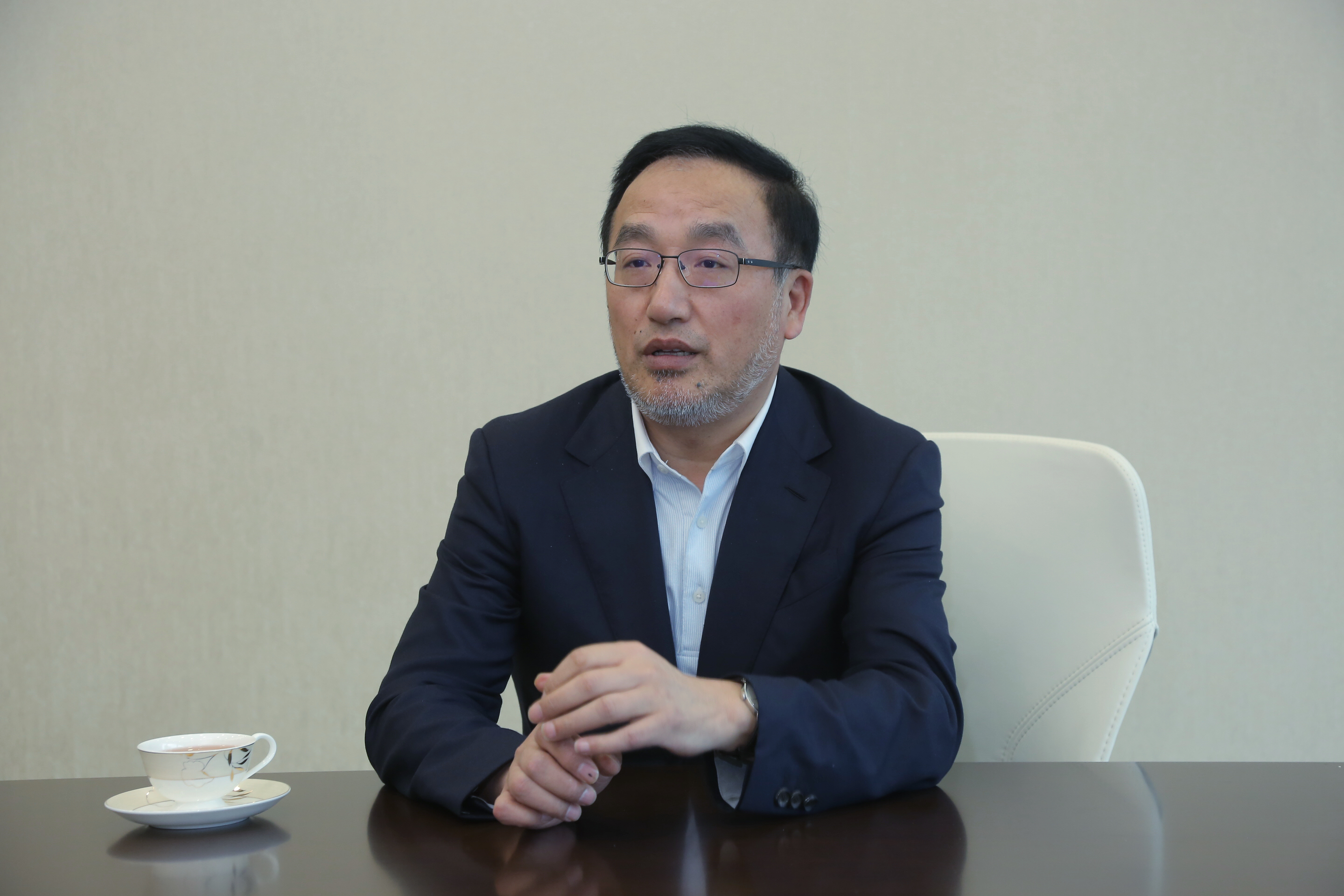 維亞生物主席毛晨透露，計劃未來三年孵化逾100間初創生物科技企業。（黃潤根攝）
