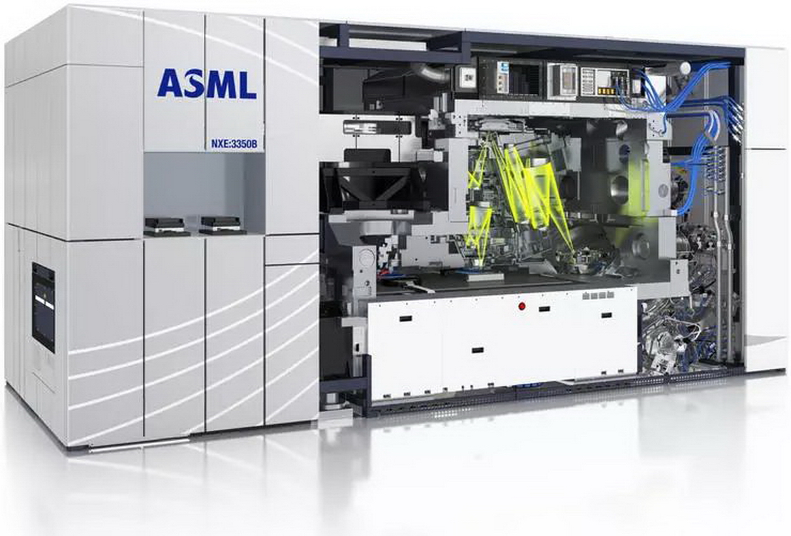 生產高端芯片的光刻機，全球只有荷蘭ASML公司出產，而該公司滙集了美國、歐洲和日本最尖端技術，而最重要的是生產精度比頭髮更細微N倍。（網上圖片）
