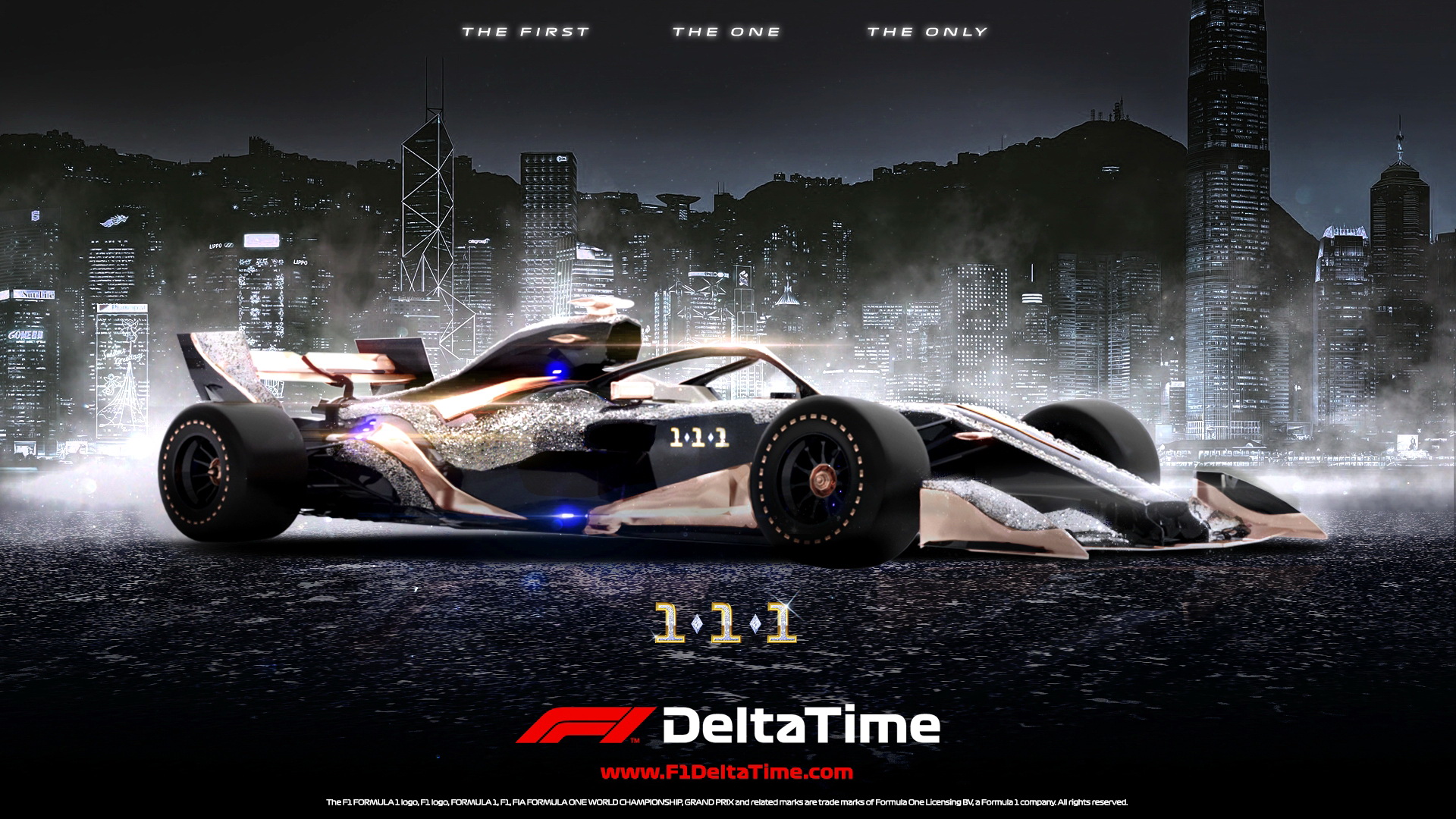 蕭逸有份參與開發的遊戲F1 Delta Time上周用以太幣拍賣了一架1-1-1虛擬賽車，成交價約八十六萬港元。（Animoca Brands圖片）
