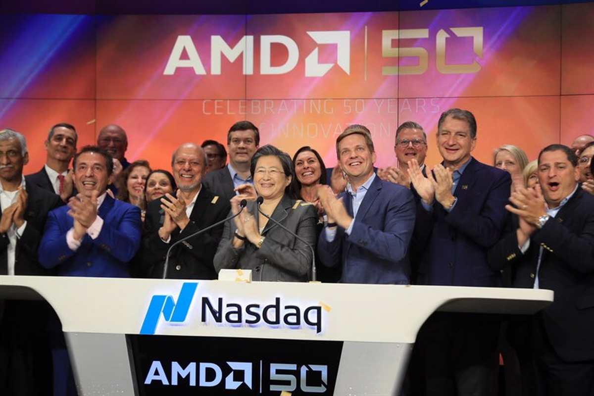 5月至今，AMD同期股價大漲超過25%，今年累計升幅更達80%。（AMD圖片）