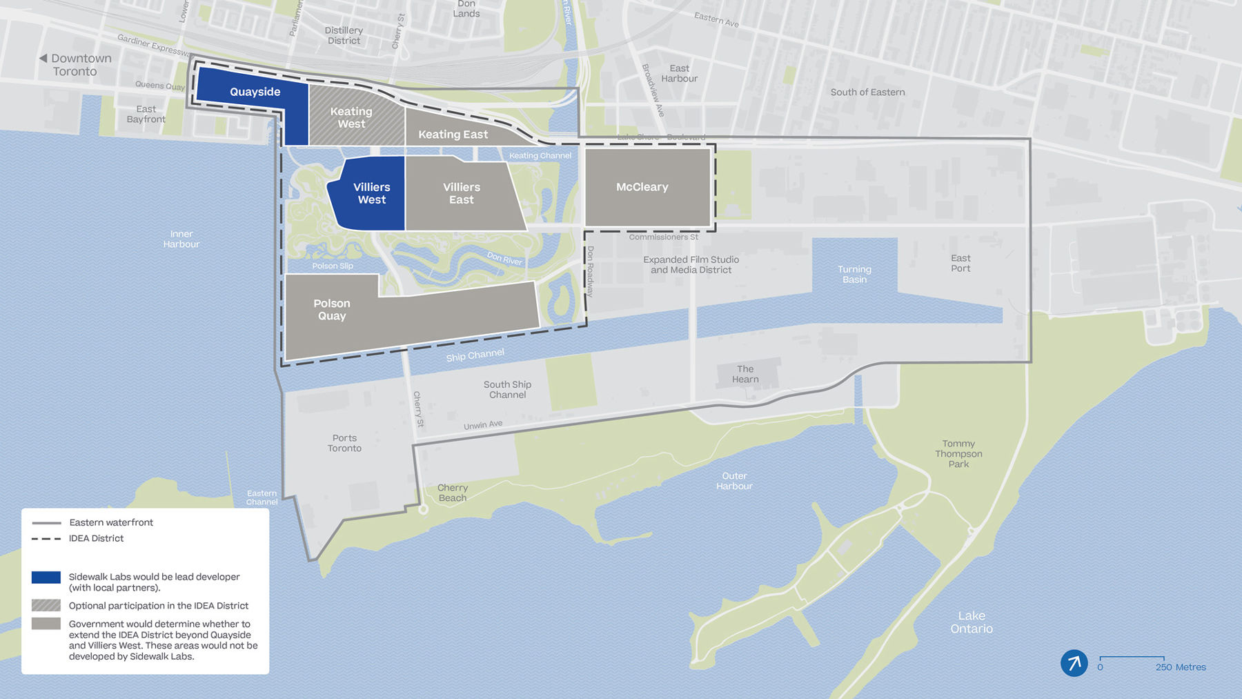 IDEA區域的總投資額，高達380億加元（約2249.77億港元）。（Sidewalk Labs圖片）