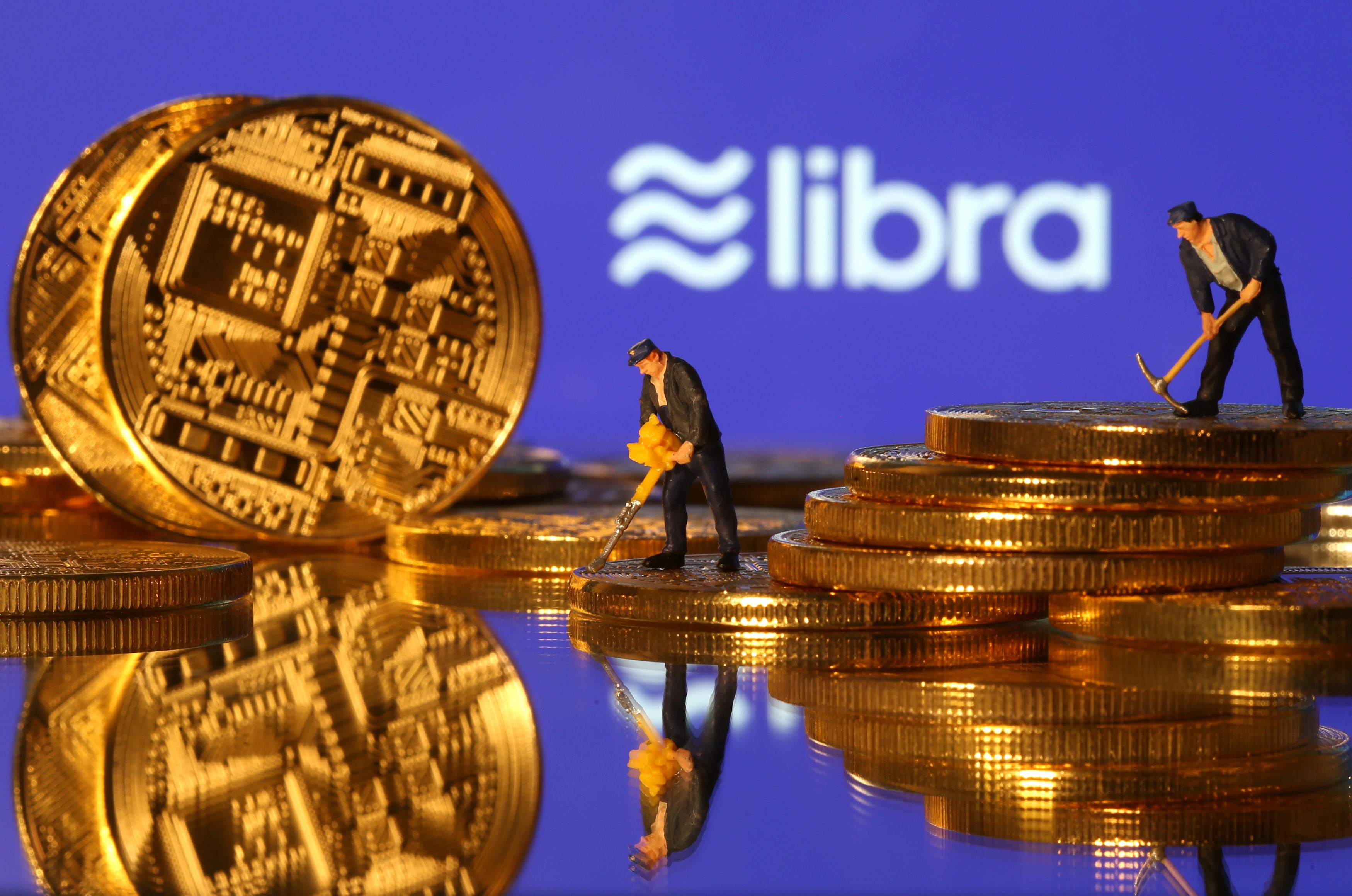 Libra的幣值與法定貨幣掛鈎，價值穩定且可以在多個平台使用。（路透資料圖片）
