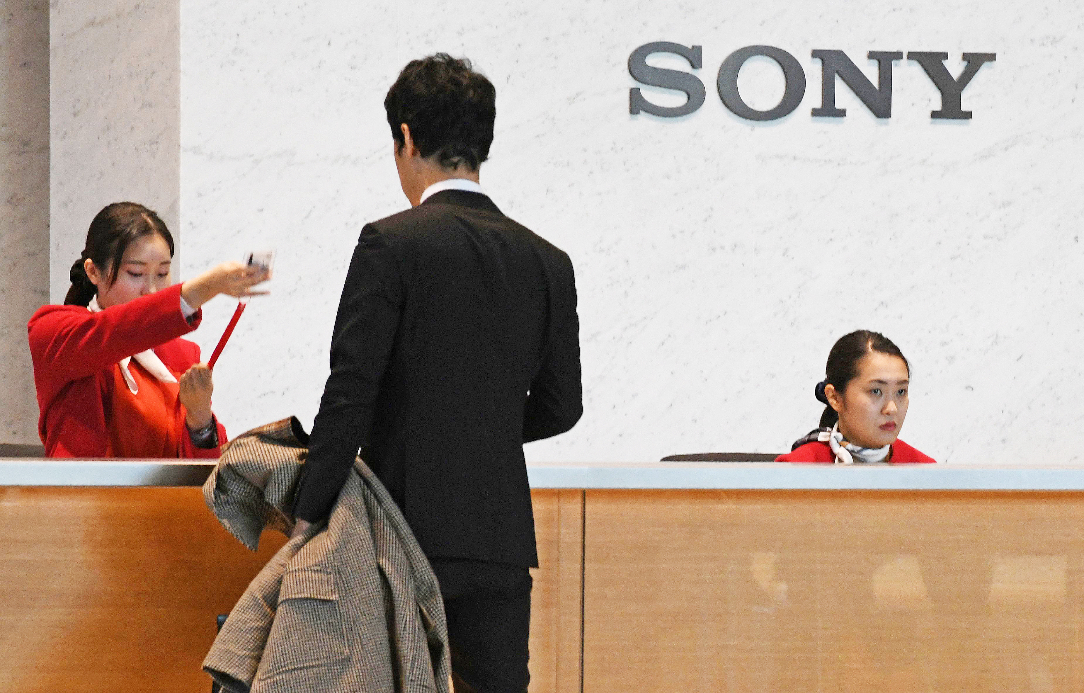 索尼總部設於日本東京，在過去3年已投資逾40家初創企業。（法新社資料圖片）