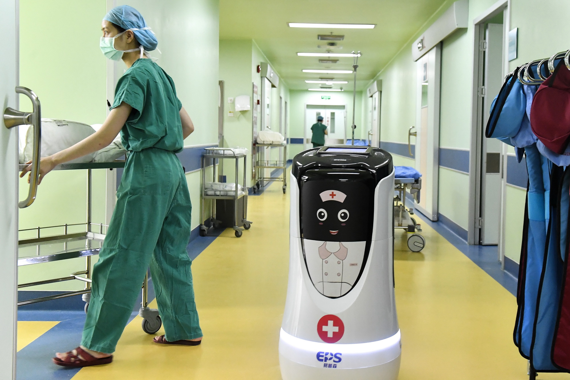 AI將提升基層醫院的診斷服務水平，使他們能與高級醫院相提並論；圖為廣州首家智慧醫院廣東省第二人民醫院。（中新社資料圖片）
