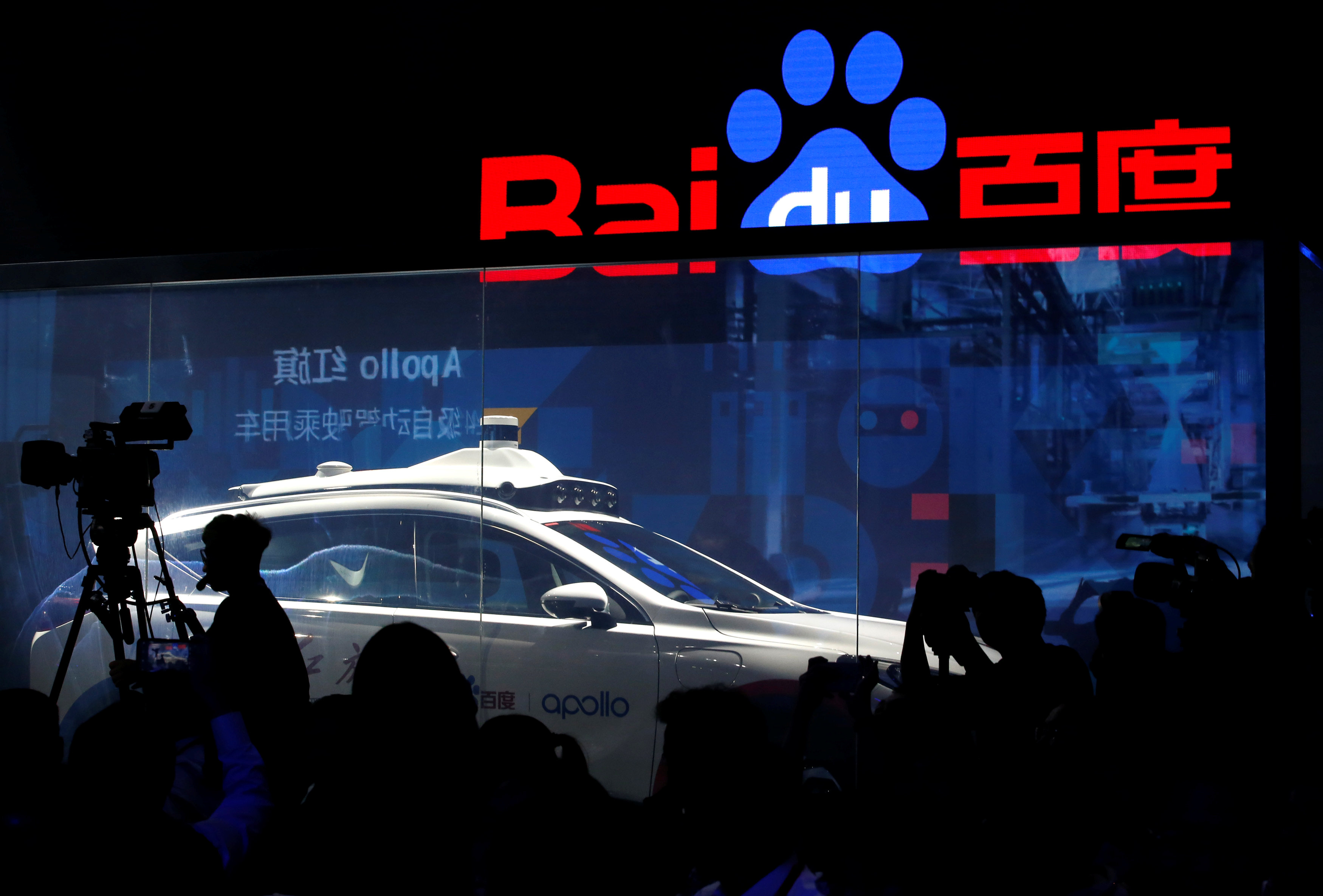 百度等3家企業獲武漢市交通部門，頒發全球首張自動駕駛車輛商用牌照。（路透資料圖片）