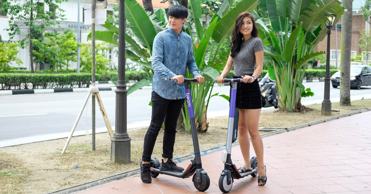 新加坡交通部建議，電動滑板車使用者在公共場所行駛前，須接受理論測試。（Beam網上圖片）