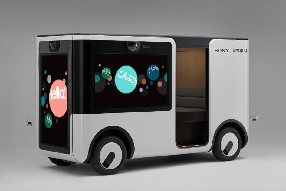 Sony與Yamaha合作量產無人車SC-1 Sociable Cart，將用於主題樂園及高爾夫球場等。（網上圖片）