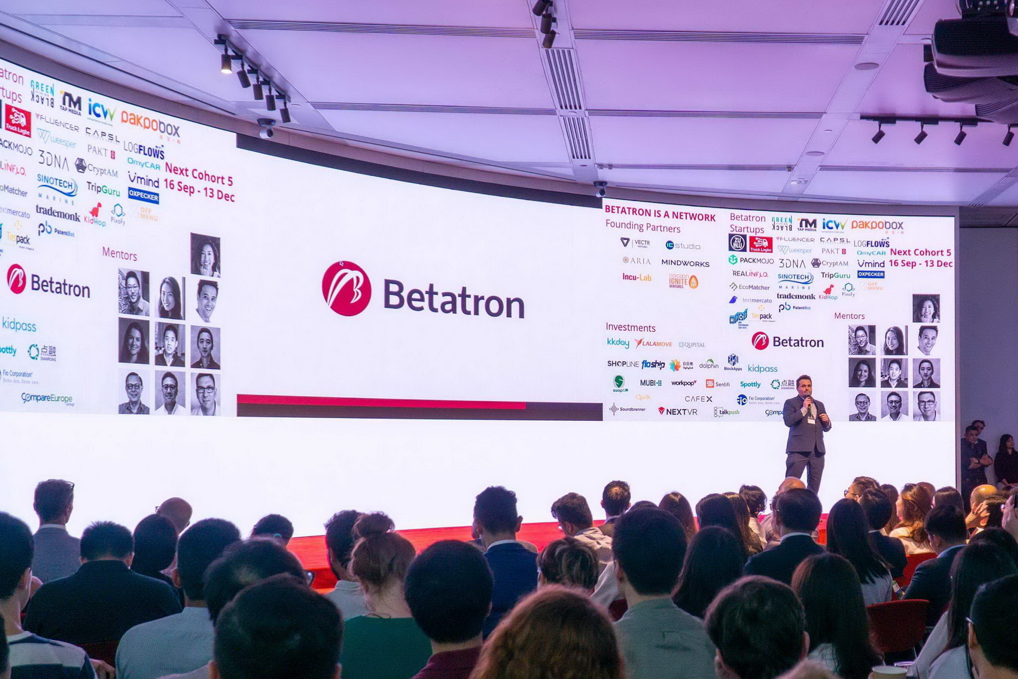 Betatron在去年12月中，於港交所舉行第五期加速器計劃演示日。（Betatron圖片）