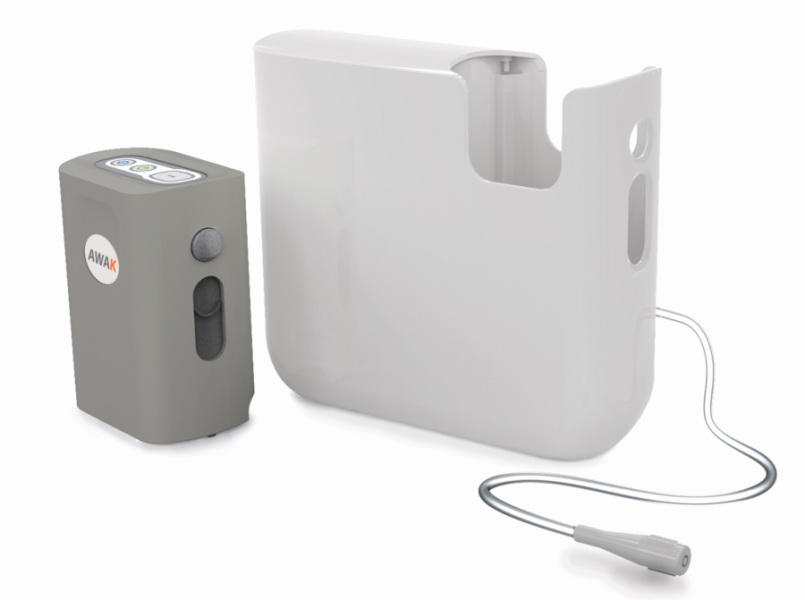 AWAK流動洗腎機本月初獲美國FDA授予「突破器材認證」。（AWAK圖片）